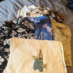 6 Hawaiian Shirts Size 2X